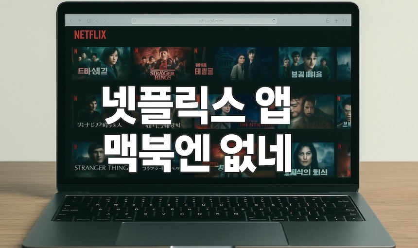 넷플릭스 앱 왜 맥북엔 없을까 대안은 바로가기