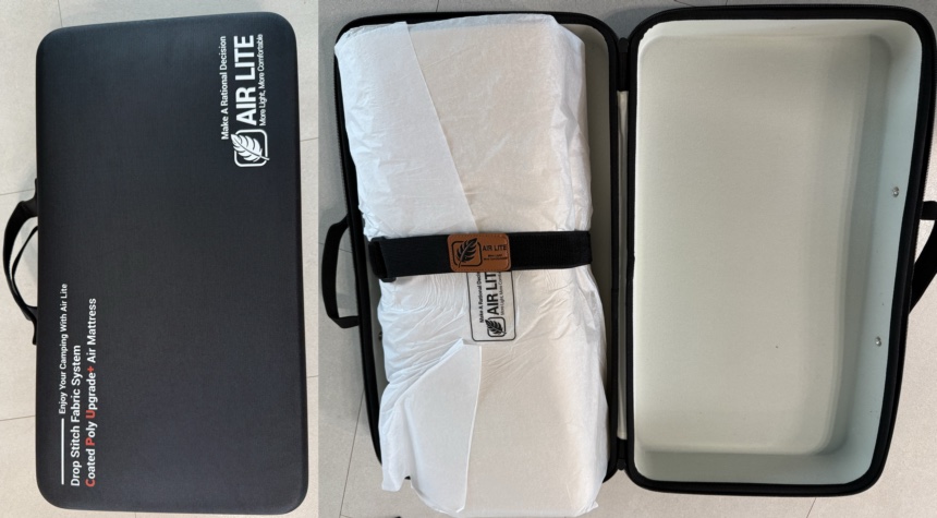 에어라이트 캠핑 에어매트 높이 40cm 사용 후기