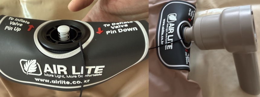 에어라이트 캠핑 에어매트 높이 40cm 사용 후기