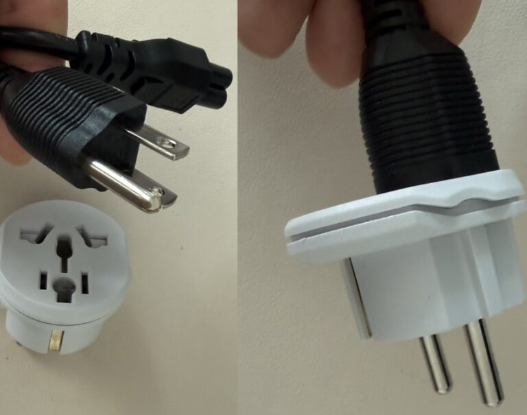 아마존에서 구입한 베이직스 썬더볼트독 전원 케이블 한국 코드로 구매