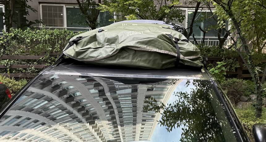 GV60 캠핑 수납을 위해 벤딕트 루프백 사용한 후기