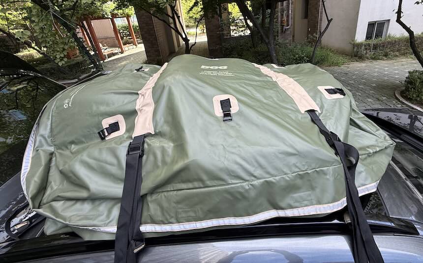 GV60 캠핑 수납을 위해 벤딕트 루프백 사용한 후기