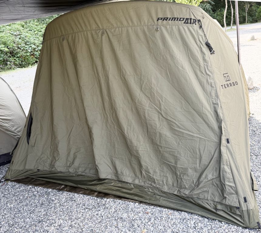 테르보 프리모돔 에어텐트 사용 후기, 설치 정말 쉬울까?