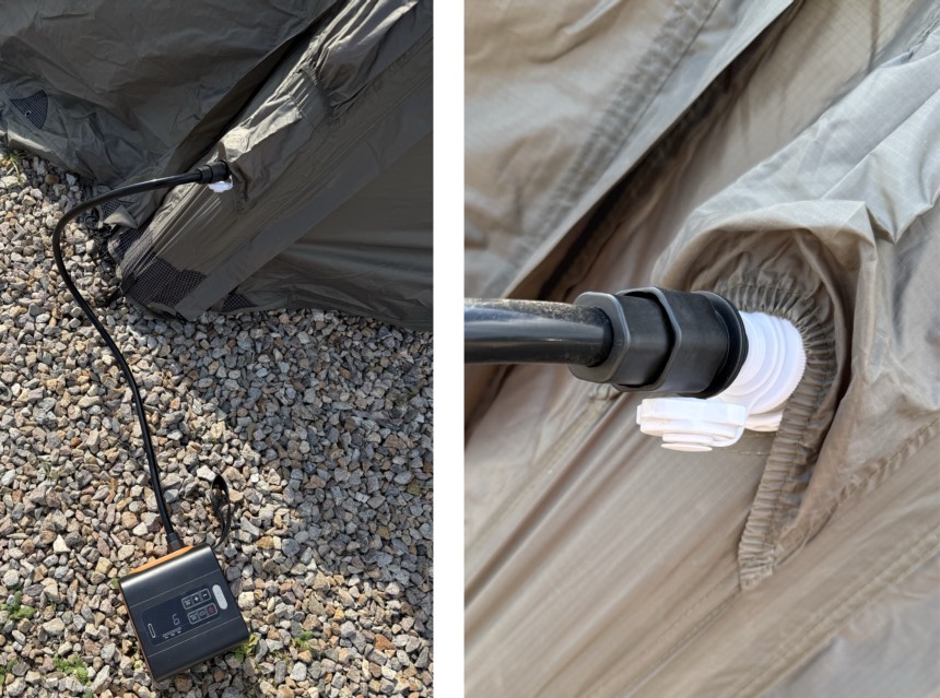 가볍다더니 진짜네. 이지벙커 에어텐트 1년 사용 후기