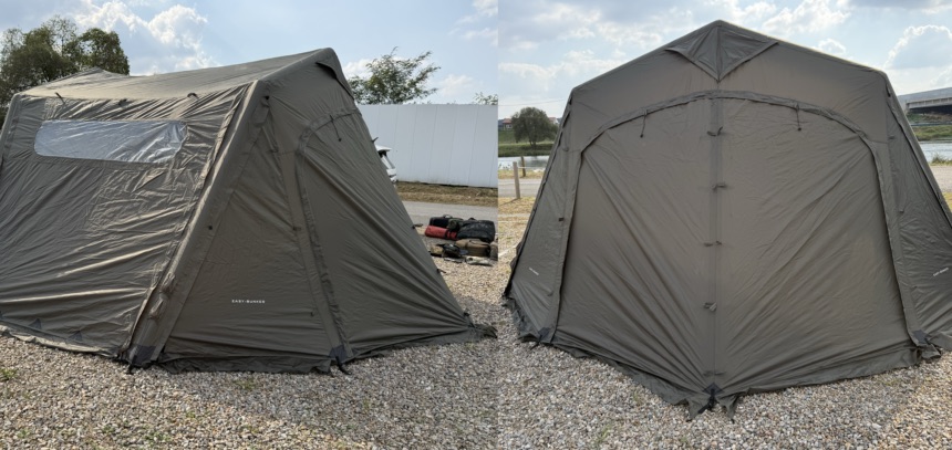 가볍다더니 진짜네. 이지벙커 에어텐트 1년 사용 후기