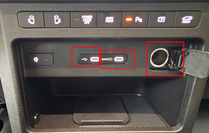 기아 PV5 USB-C 포트 진짜 100W 맥북 충전 되나 실험