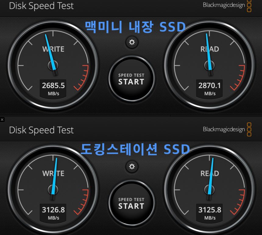 맥미니 M4 포트와 용량, 하기비스 도킹스테이션 하나로 해결