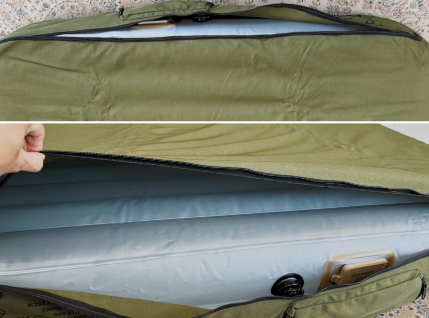 루커스 스너글리 캠핑 에어매트 후기, 꿀잠 보장 가능?