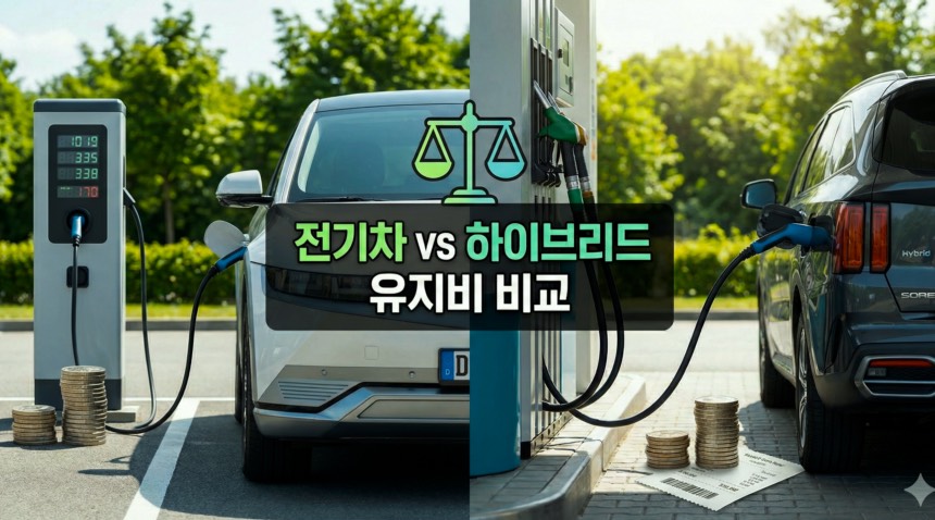 전기차 VS 하이브리드 자동차 주행요금, 자동차세 등 유지비 차이 계산
