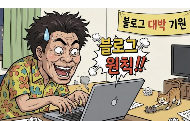 수익화 블로그 운영, 기술보다 중요한 원칙 정하기