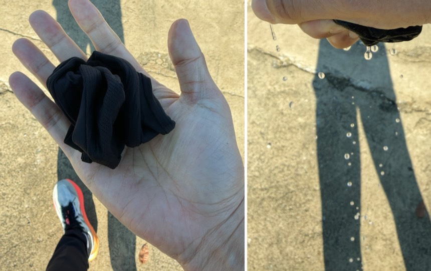 러닝 중 눈으로 흐르는 땀 참지 마세요. 확실한 해결 방법