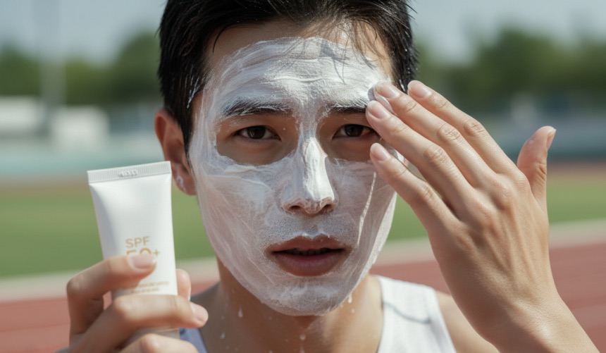 러닝 중 눈으로 흐르는 땀 참지 마세요. 확실한 해결 방법