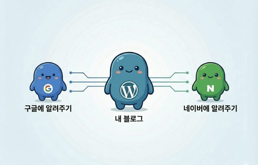 워드프레스 블로그 개설 후 필수, 검색엔진 등록 방법