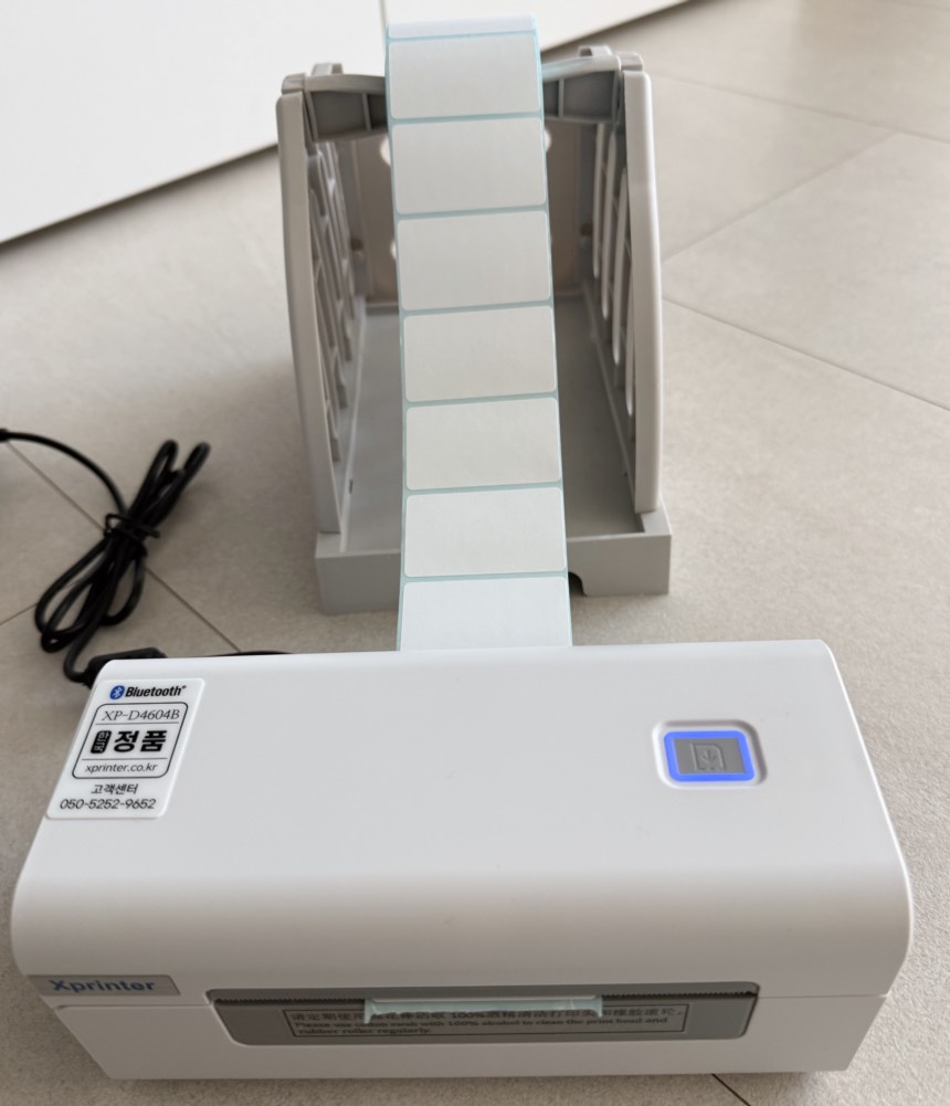 블루투스 바코드 택배 송장 라벨 프린터 1개월 실사용 리뷰