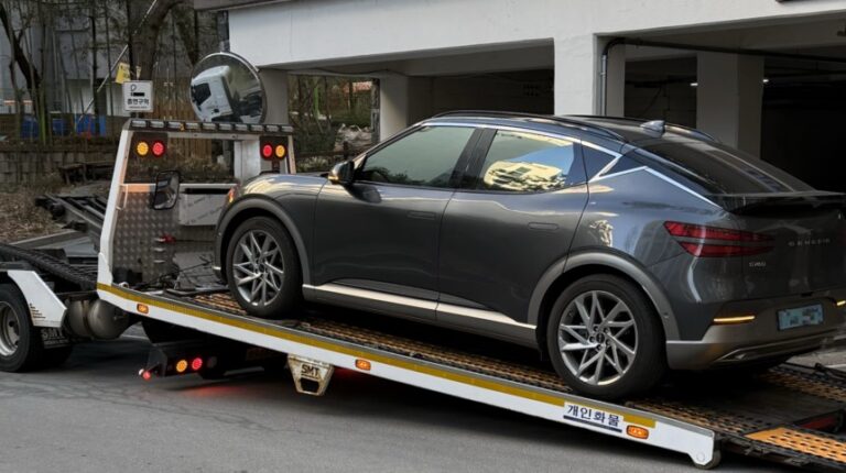 제네시스 GV60 전기차 ICCU 무상수리 후기