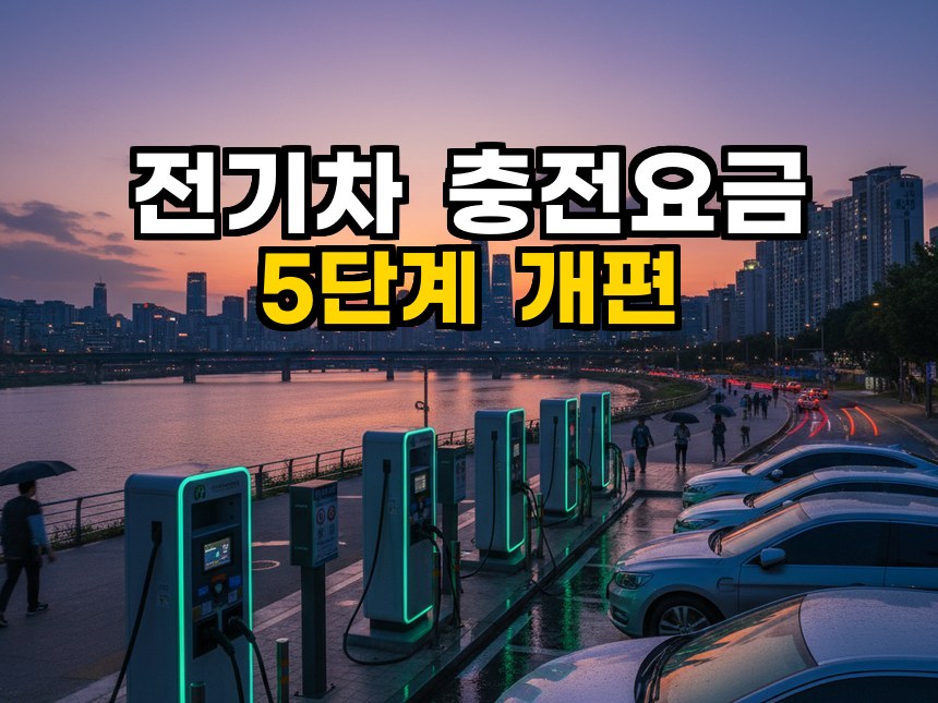 전기차 충전요금 5단계 개편, 내 충전비는 얼마나 달라질까