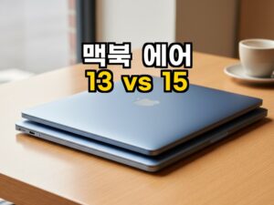 맥북에어 13 15 선택가이드 2026, 어떤 게 정답일까