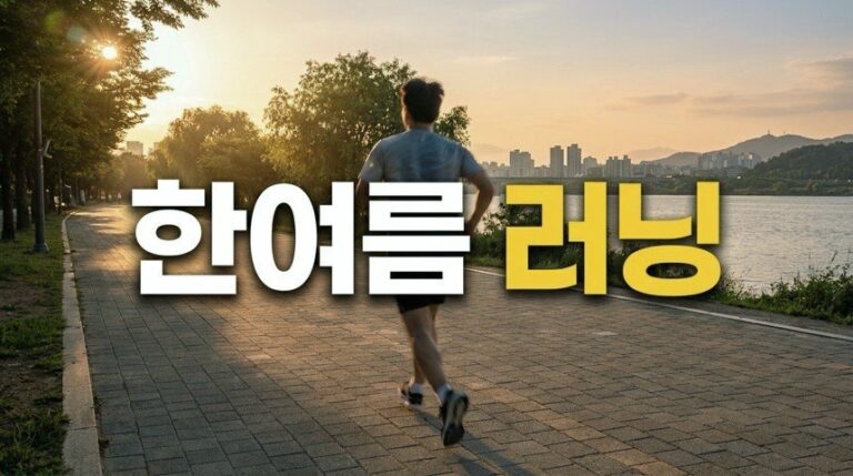 한여름 러닝 입문, 더위 속 안전하게 뛰는 법