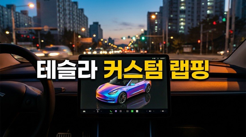 테슬라 커스텀 랩핑 파일 다운로드 적용 방법