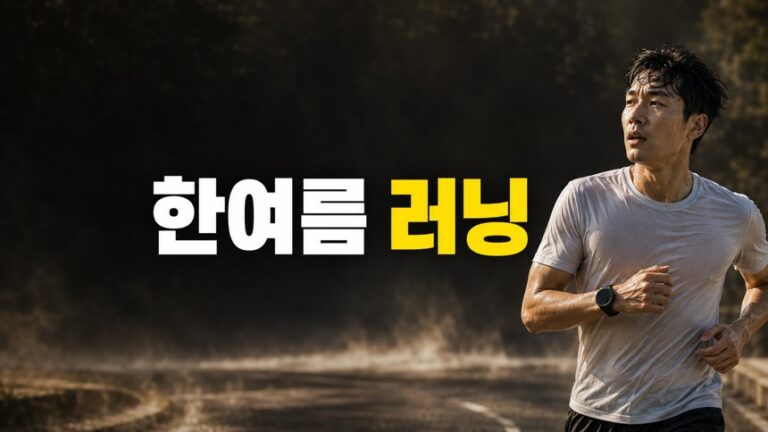 한여름 러닝, 시간대보다 체감온도가 중요한 이유